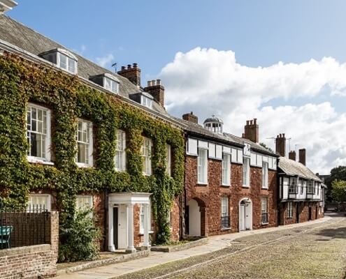 Houses on Cathedral Green, Exeter