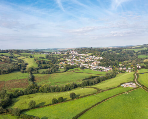 Aerial North Molton Cavanna Homes