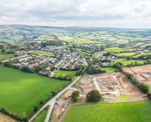 Aerial North Molton Cavanna Homes