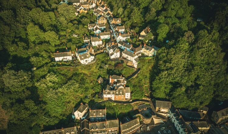 Clovelly village in North Devon
